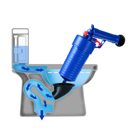 Compact drain plunger for easy storage