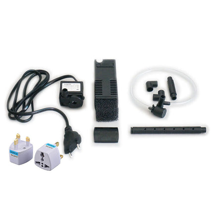 Compact aquarium fish tank filter pump