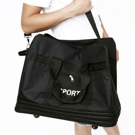 Compact storage option when suitcase is not in use