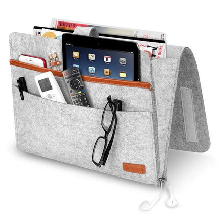 couch arm rest hanging organizer felt