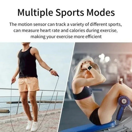 D20 Y68 smartwatch for Android and iOS with fitness and health monitoring