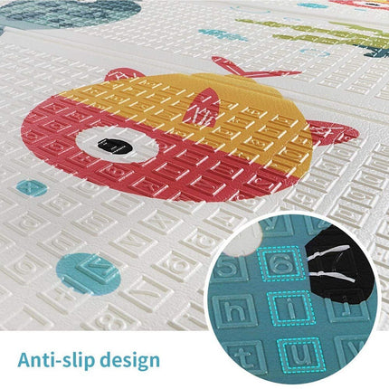 2 Sided Baby Play Mat Reversible Baby Kids Crawling Mat Folding Waterproof Mat