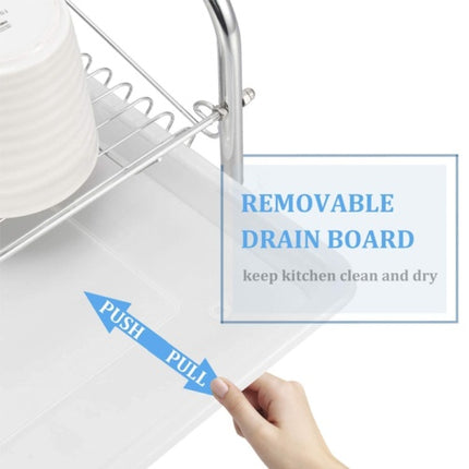 Removable dish drain board