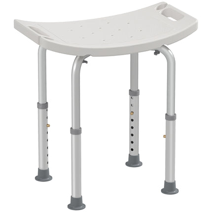 Shower stool with drainage holes for safety