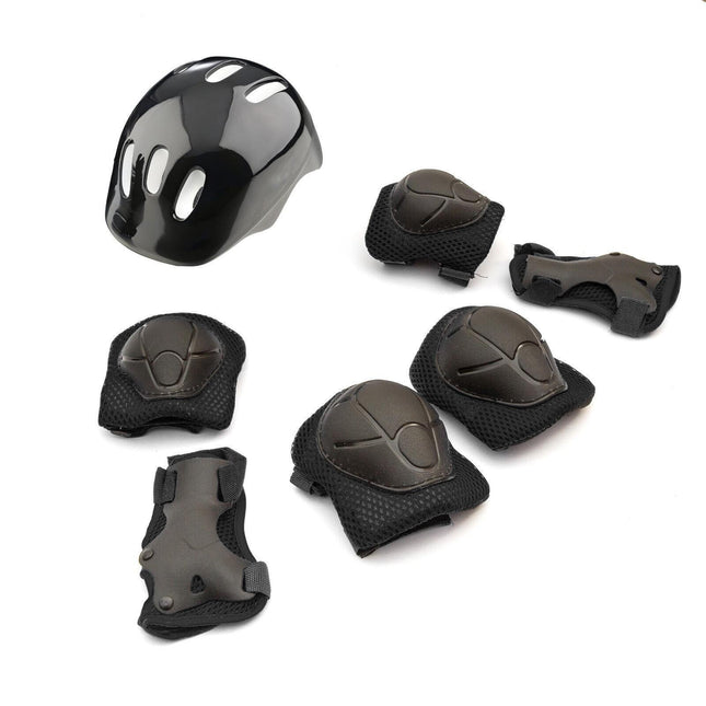 Kids Helmet For 3-10 Years Old Helmet And Knee Pads Set Adjustable Elbow &Wrist