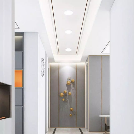 UK Ultra Slim Recessed LED Flat Panel Ceiling Spot Lights Downlights Spotlights