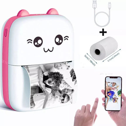 Mini Pocket Thermal Printer Bluetooth Mobile Phone Photos Label Printing Machine