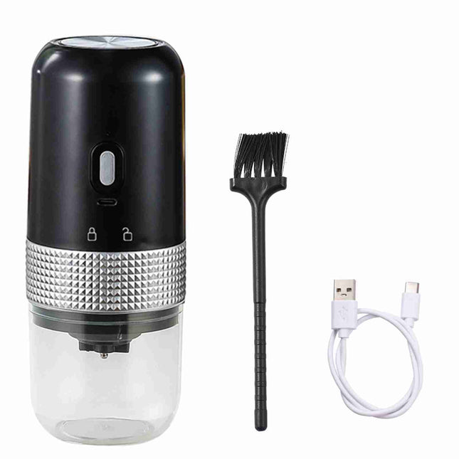 Coffee Grinder Adjustable Grinding Auto Stop USB Rechargeable Electric Coffee Bean Grinder For Household