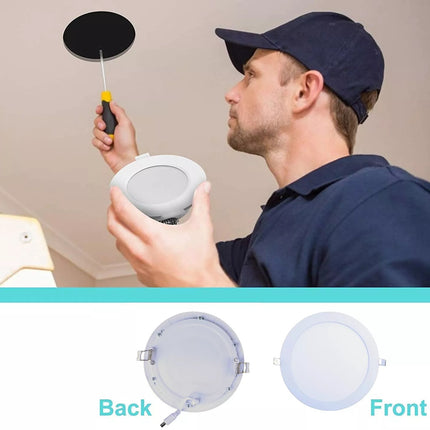 UK Ultra Slim Recessed LED Flat Panel Ceiling Spot Lights Downlights Spotlights