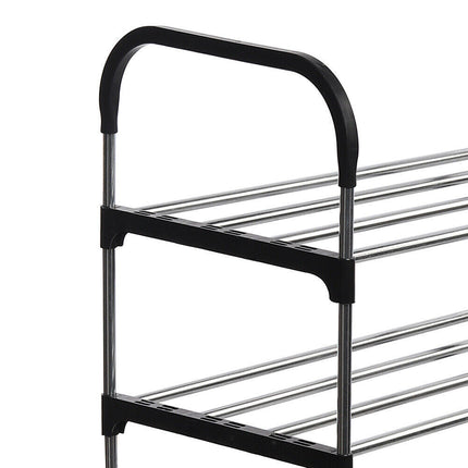 4TIER Shoe Rack Stand Heavy Duty Sturdy Storage Lightweight Compact Space Saving