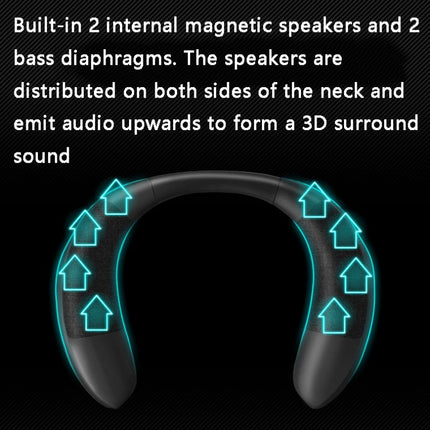 Dual speaker design EBS-909 neck speaker