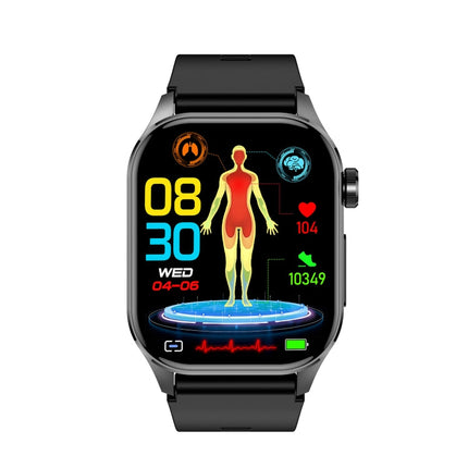 ET580 leather strap smart watch