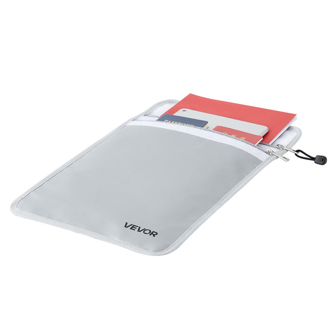 Two layer fireproof document bag organizer