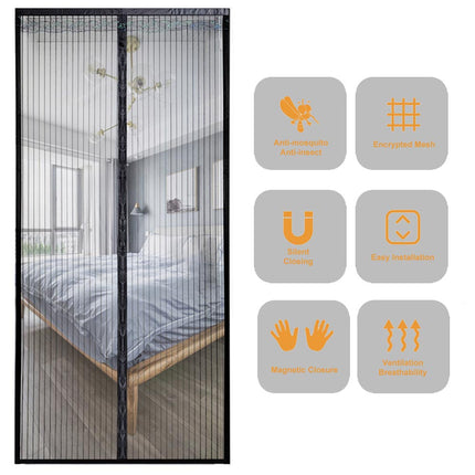 Fly screen door for garden and yard door