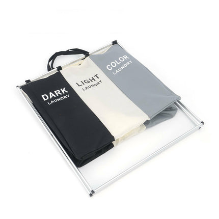Foldable clothes storage bin for laundry
