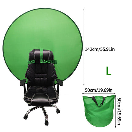 Foldable pop up green screen background