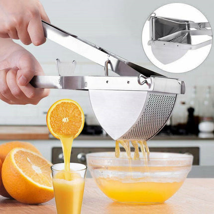 Stainless steel fruit press juicer