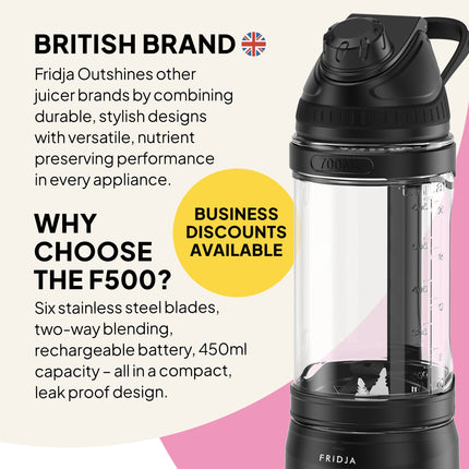 Gym smoothie shake made with portable blender