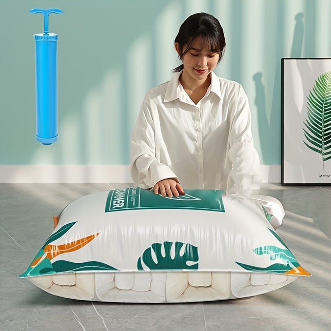 Hand pump for vacuum storage bags included