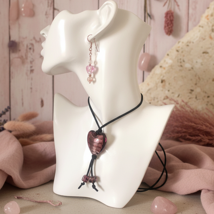 Heart earrings gift for her