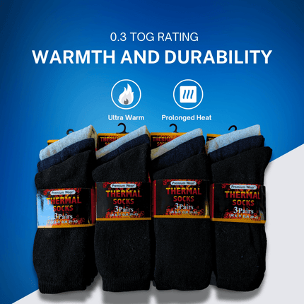 Heatwave thermal socks for winter wear
