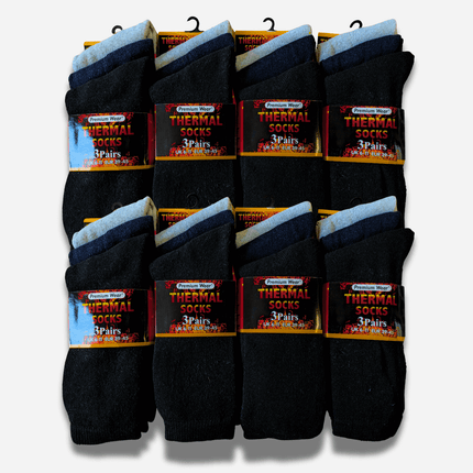 Heatwave thermal work socks close-up texture