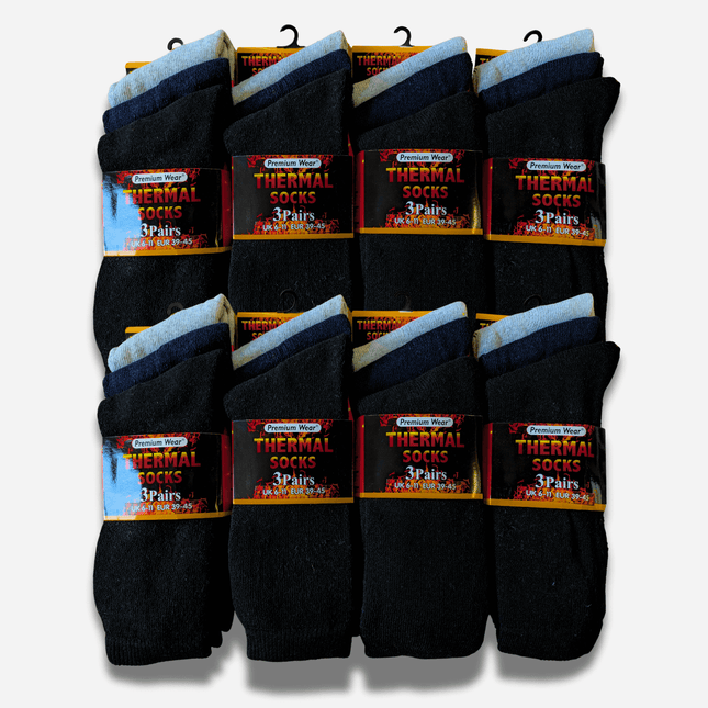 Heatwave thermal work socks close-up texture