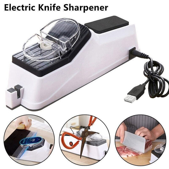 Multi-purpose electric sharpener for home kitchen