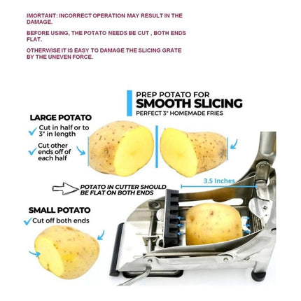 homemade French fry cutter