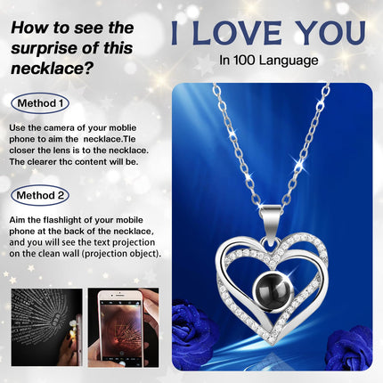 I love you necklace 100 languages