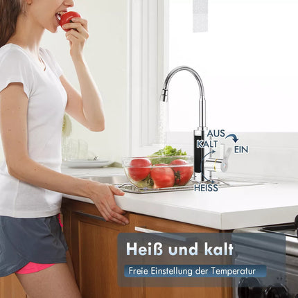 instant electric hot water heater tap