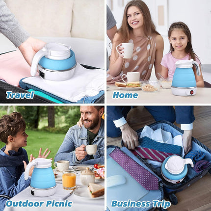 Foldable kettle for outdoor hiking and camping