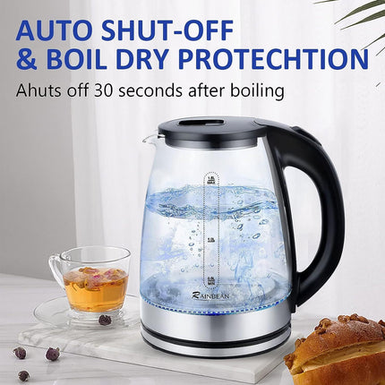 Water boiler electric kettle with 304 stainless steel base