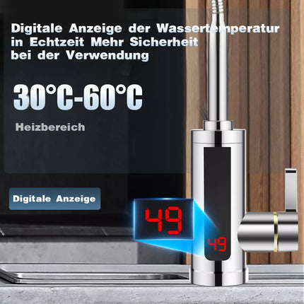 electric hot water heater tap kitchen