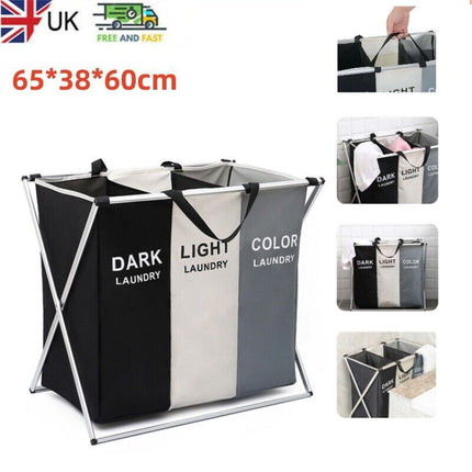 Large aluminium laundry basket hamper for bedroom