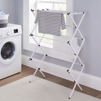 Lightweight portable clothes airer