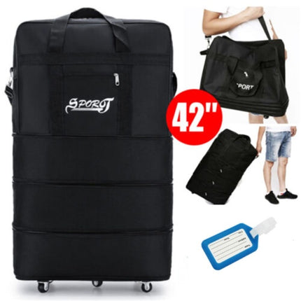 Lightweight luggage trolley suitcase with handles