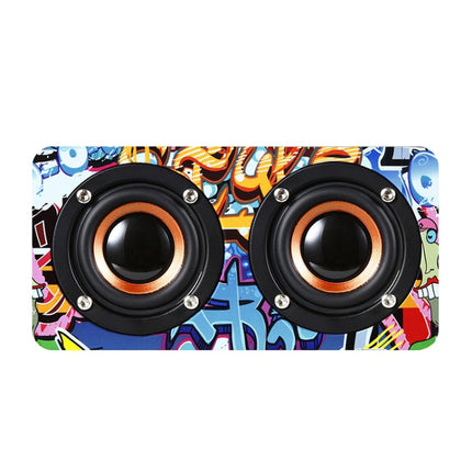 M5 wooden Bluetooth speaker TF card and AUX input