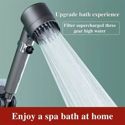 massage shower head for scalp and body