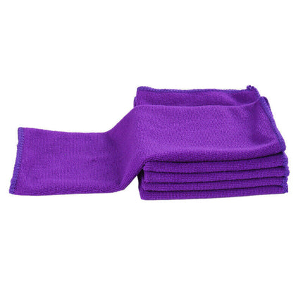 Microfiber towels for car cleaning and detailing and polishing