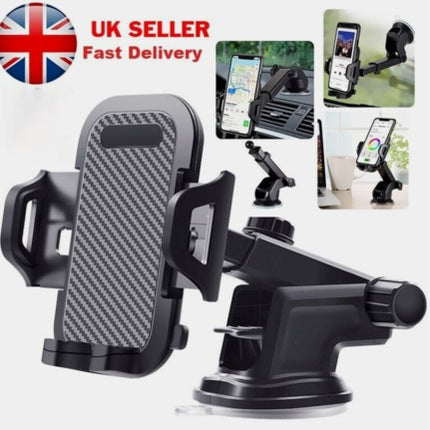 Universal mobile phone holder for car black