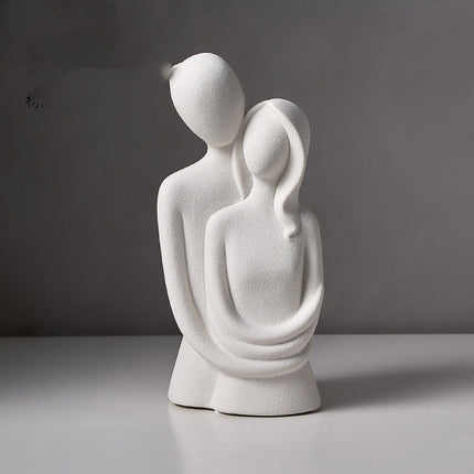 Modern art abstract love figure sculpture