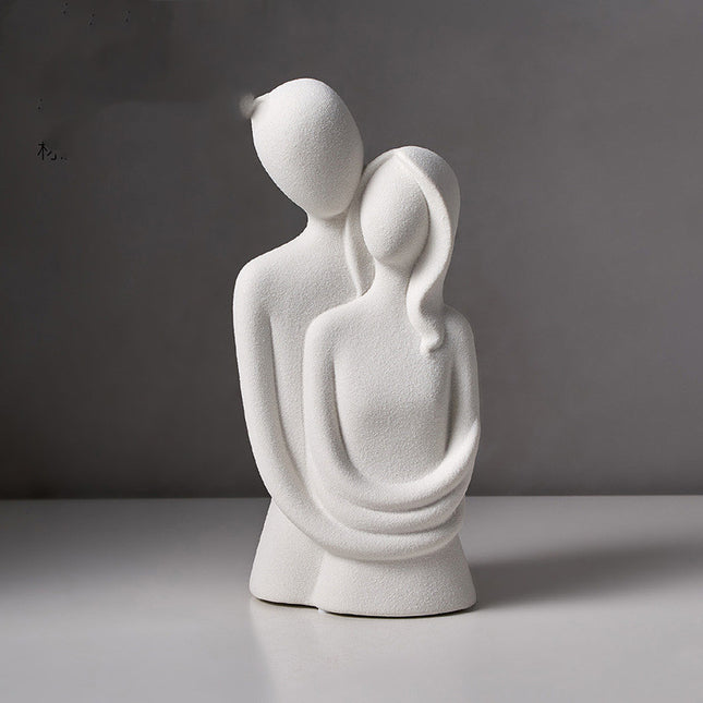 Modern art abstract love figure sculpture