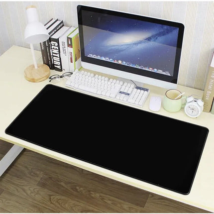 Large desk mat for keyboard, mouse, and laptop