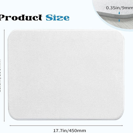 Non slip diatomite stone bath mat