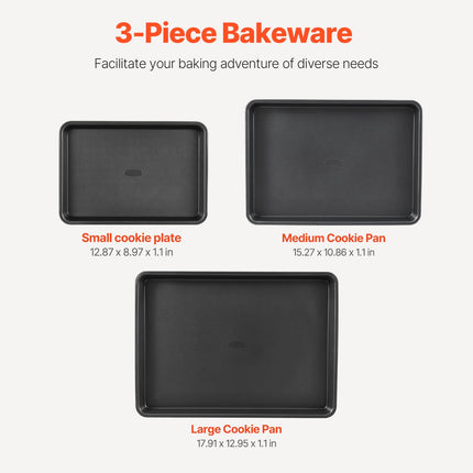 Nonstick coating on baking pan surface
