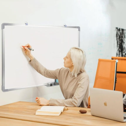Magnetic whiteboard in office workspace