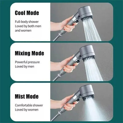 shower head with on off pause button