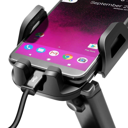 One-hand operation mobile phone holder for car