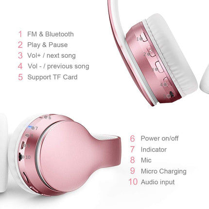 Foldable over-ear Bluetooth headphones design